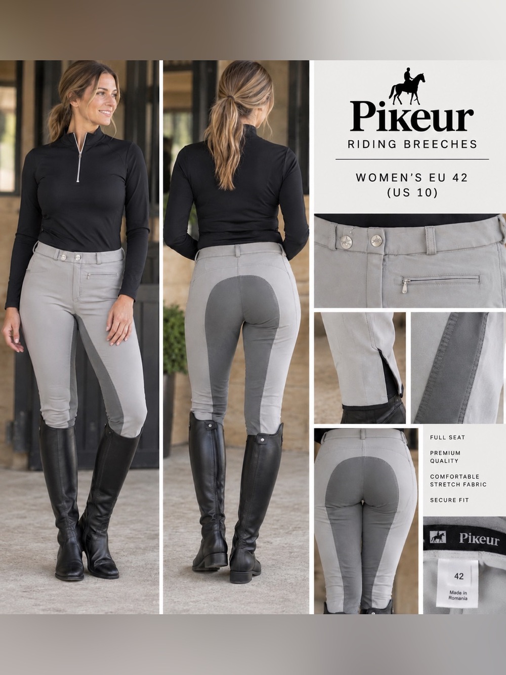 Pikeur Full Seat Breeches Riding Equestrian Pants 42 or US 10 🐎